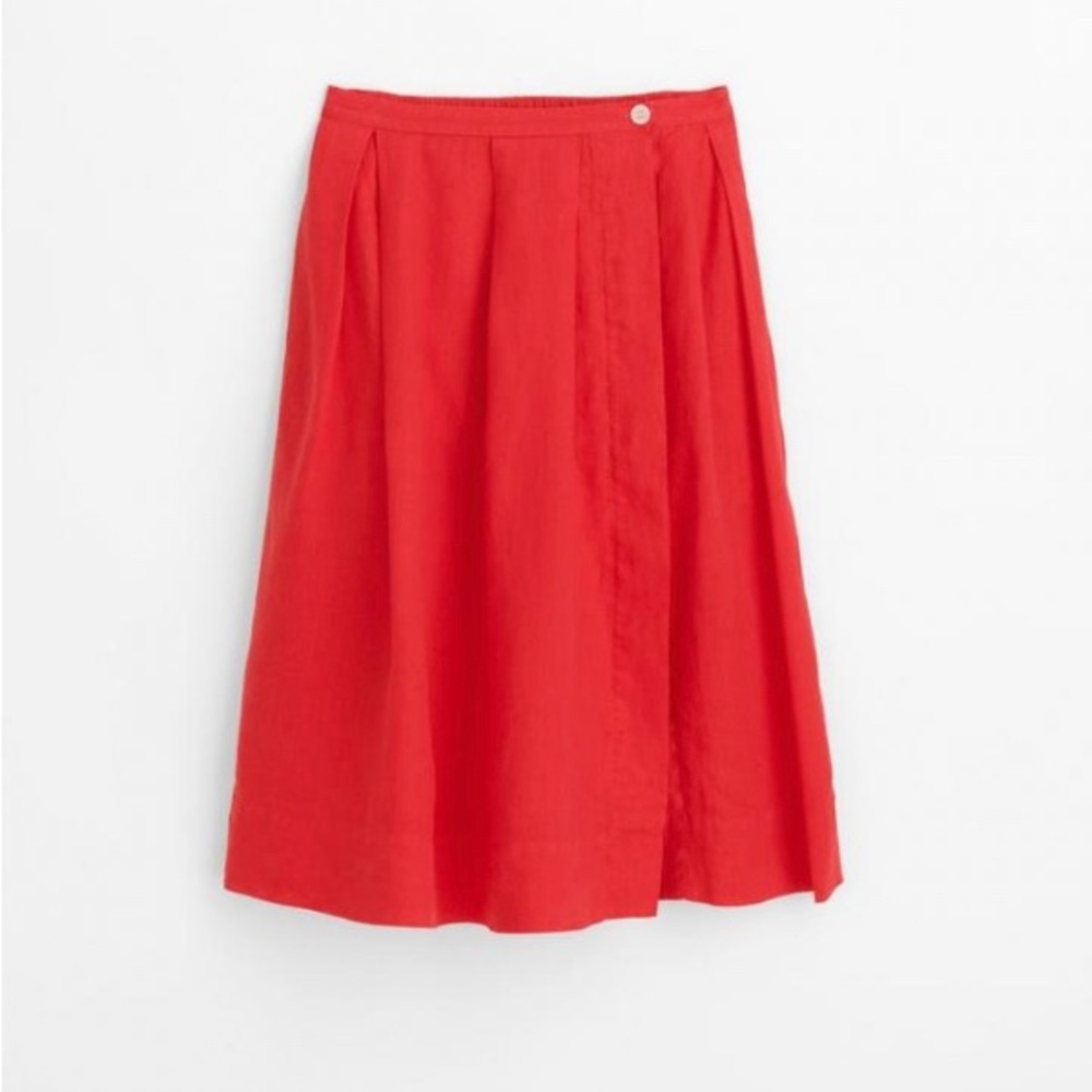Alex Mill Kelsey Skirt in red